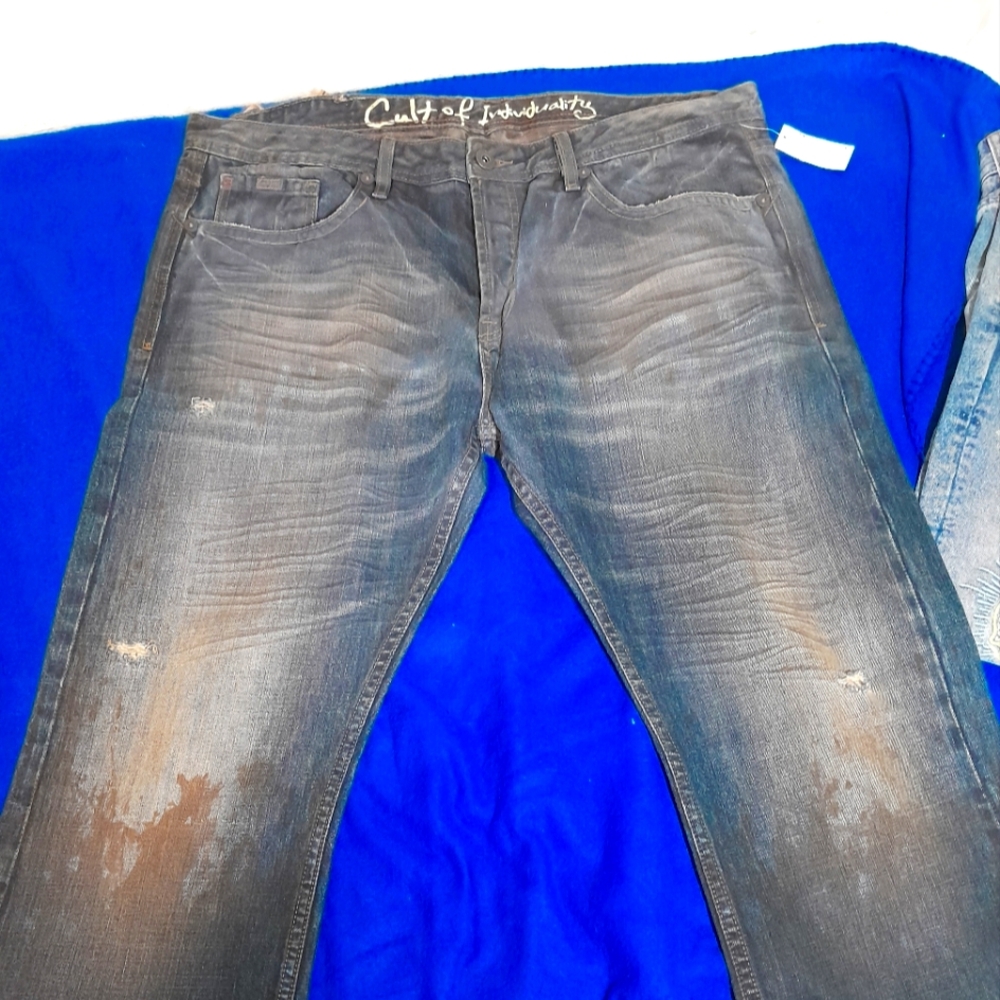 Cult of Individuality Men's Black Jeans